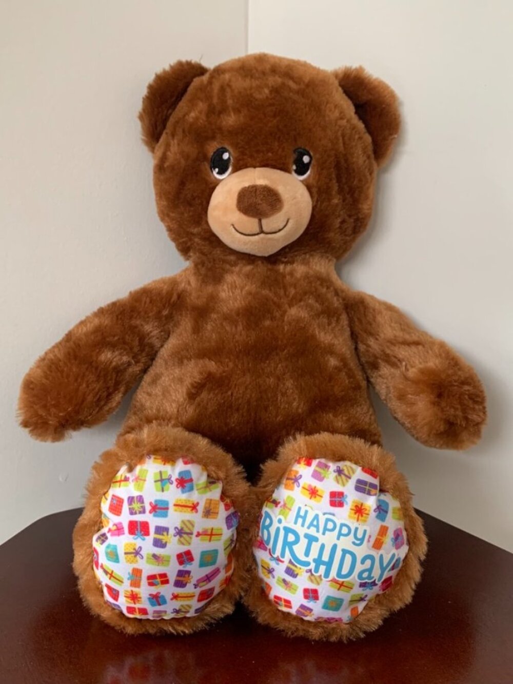 Happy Birthday Build a Brown Bear 15" Stuffed Animal BAB